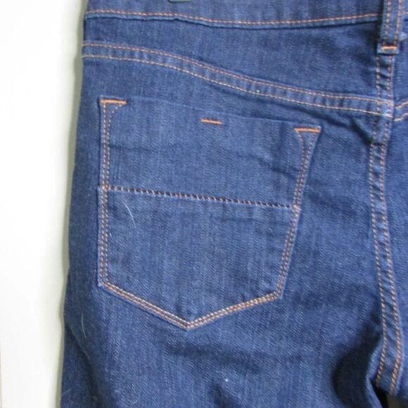 Old Navy Denim Shorts 8 Bermuda Blue Roll Cuff Hem - Picture 5 of 16